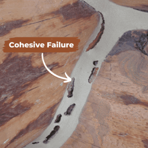 cracked caulk